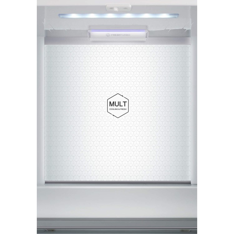 Haier HB25FWSSAAA 689L 1m Wide Frost Free American-style 4-door Fridge Freezer Stainless Steel