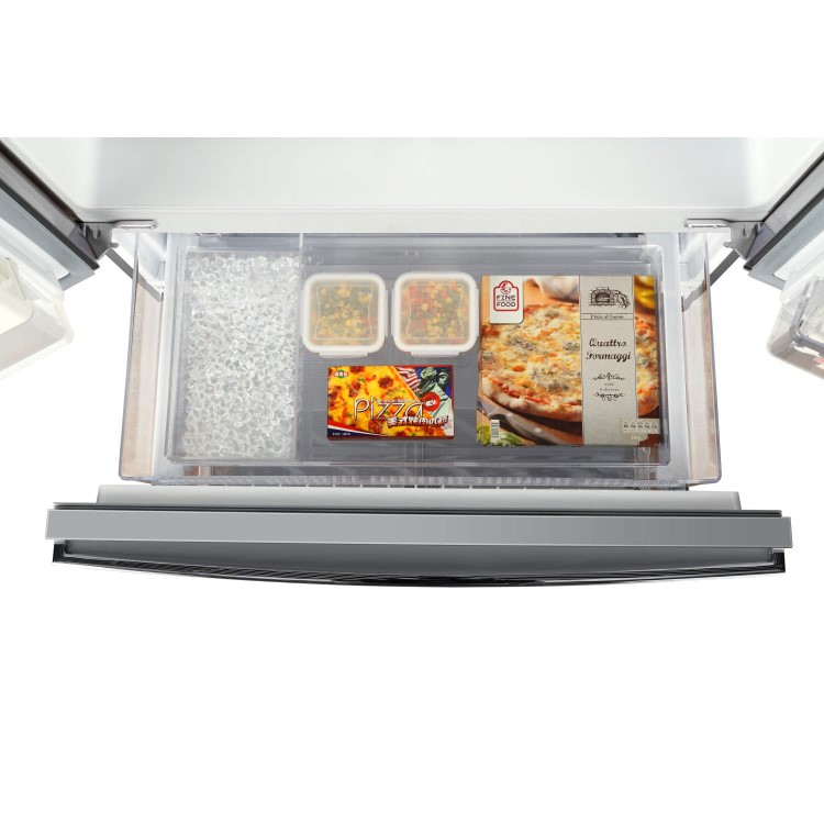 Haier HB25FWSSAAA 689L 1m Wide Frost Free American-style 4-door Fridge Freezer Stainless Steel