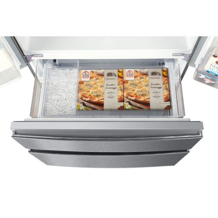 Haier HB25FWSSAAA 689L 1m Wide Frost Free American-style 4-door Fridge Freezer Stainless Steel