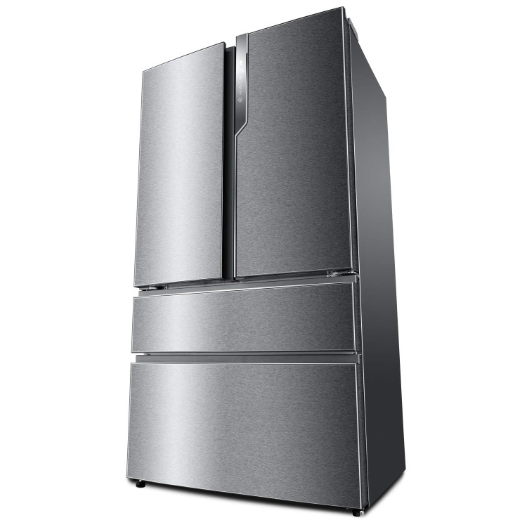 Haier HB25FWSSAAA 689L 1m Wide Frost Free American-style 4-door Fridge Freezer Stainless Steel