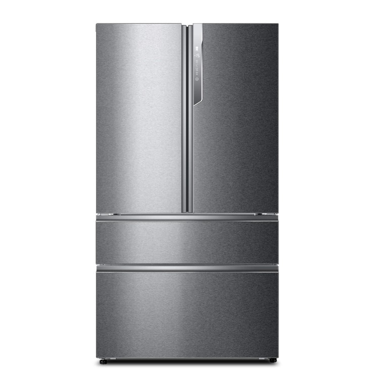 Haier HB25FWSSAAA 689L 1m Wide Frost Free American-style 4-door Fridge Freezer Stainless Steel
