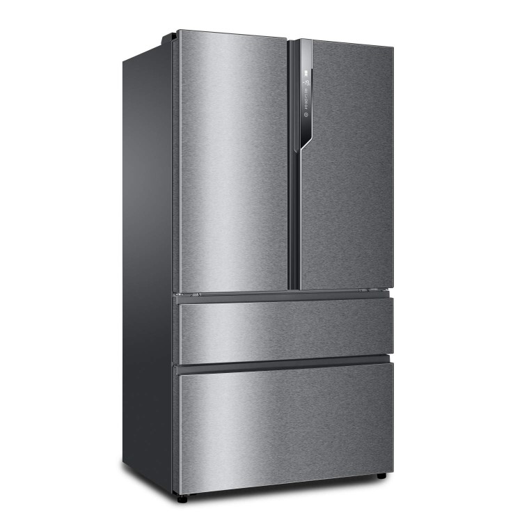 Haier HB25FWSSAAA 689L 1m Wide Frost Free American-style 4-door Fridge Freezer Stainless Steel