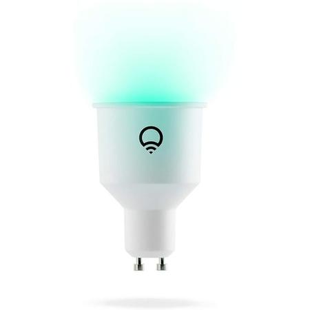 LiFX Smart Multicolour Dimmable WiFi LED Light Bulb with GU10 Short Spotlight fitting - 2 Pack