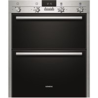SIEMENS HB43NB520B iQ100 Electric Built Under Double Oven  in Stainless steel