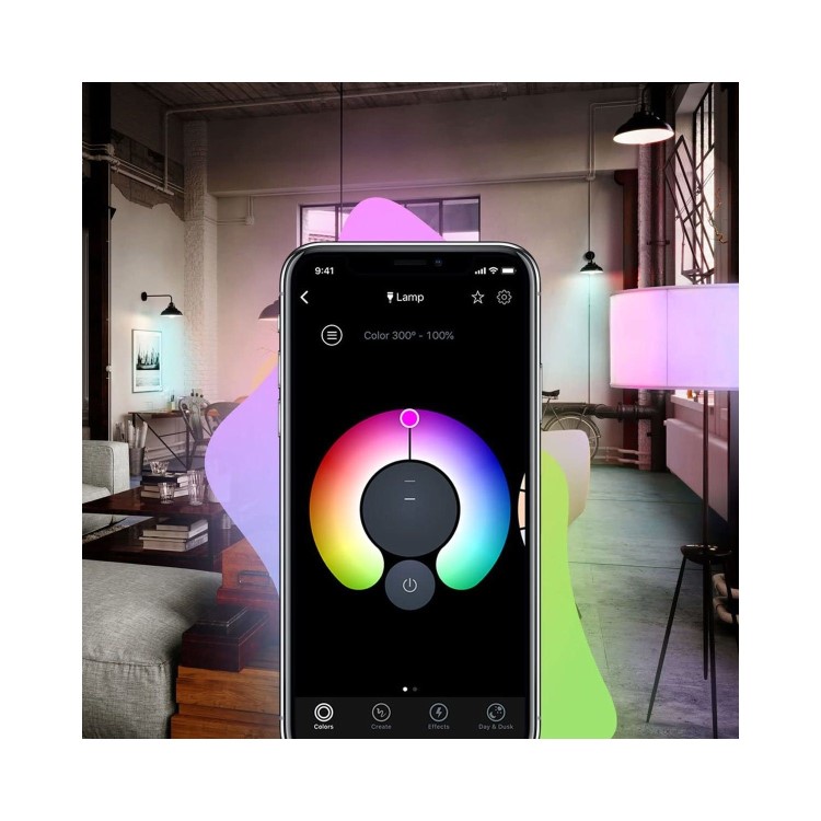 LiFX Smart Mini Colour and White WiFi LED Light Bulb with B22 Bayonet Ending - 4 Pack