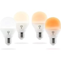 LiFX Smart Mini Day & Dusk WiFi LED Light Bulb with E27 Screw Ending - 4 Pack