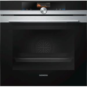 Siemens HB656GBS1B iQ700 Multifunction Electric Built-in Single Oven Black And Stainless Steel