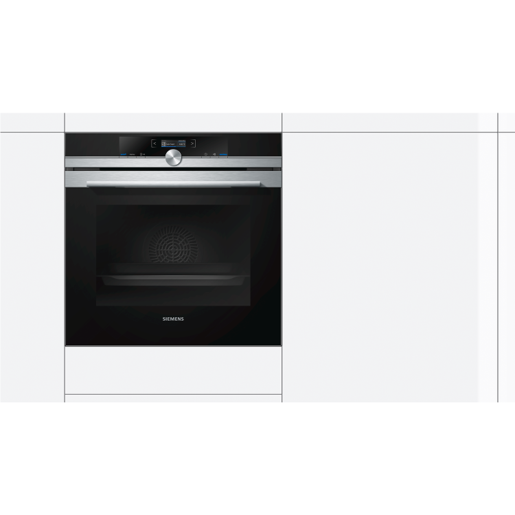 Siemens HB672GBS1B iQ700 Multifunction Single Oven With Pyrolytic Cleaning - Stainless Steel