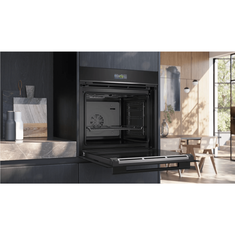Siemens iQ700 HB732G1B1B Electric Single Oven - Black   