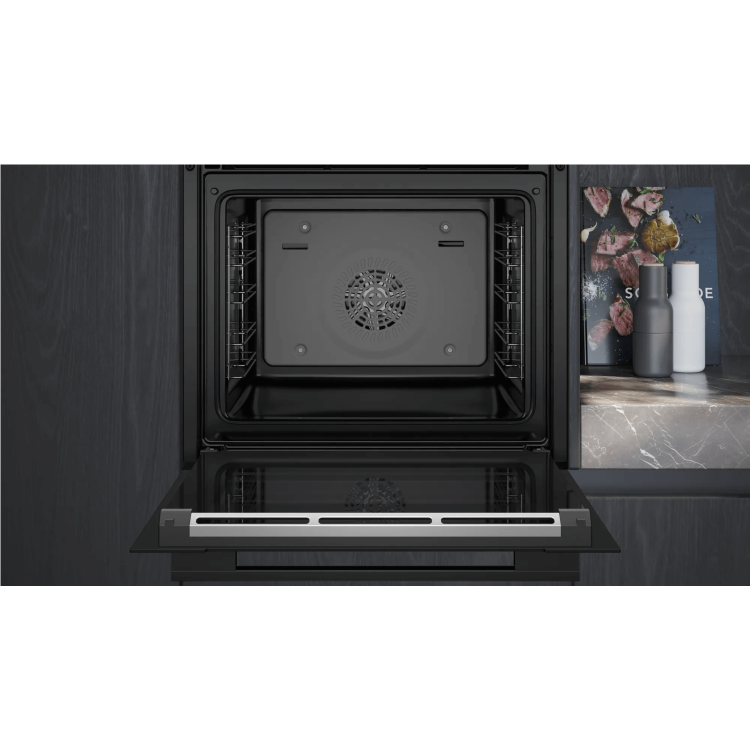 Siemens iQ700 HB732G1B1B Electric Single Oven - Black   