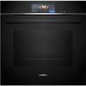 Siemens iQ700 HB778G3B1B Electric Self Cleaning Single Oven - Black
