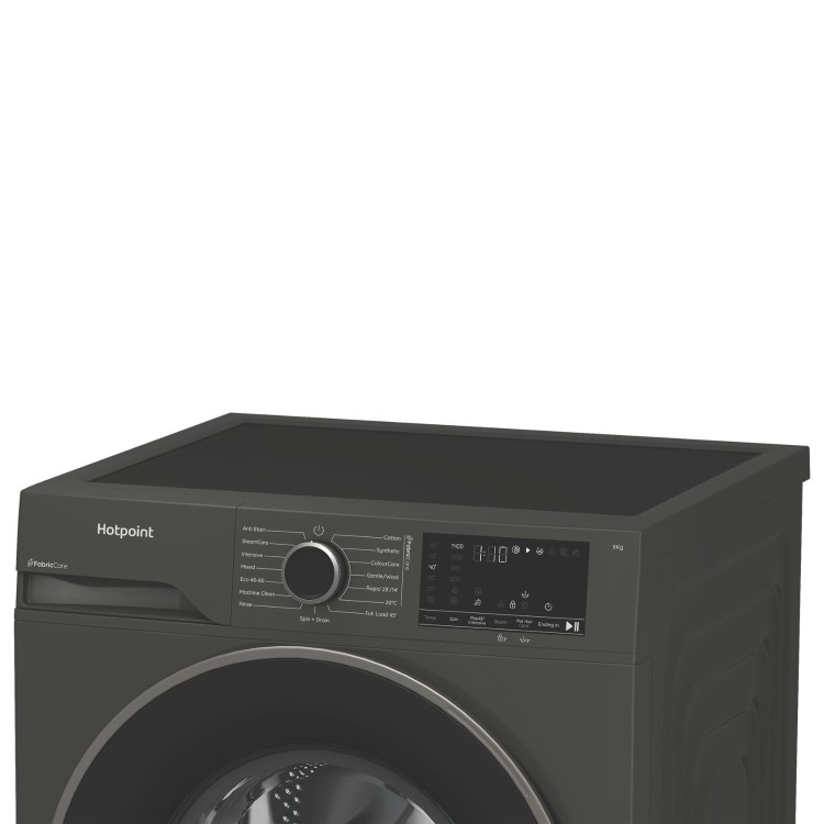 Hotpoint FabricCare 9kg 1400rpm Washing Machine - Graphite