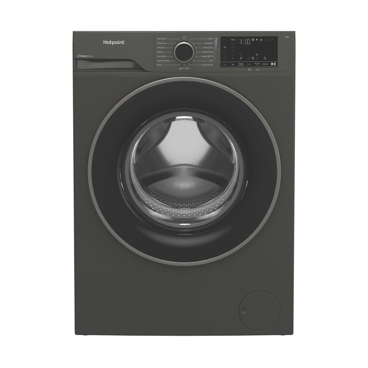 Hotpoint FabricCare 9kg 1400rpm Washing Machine - Graphite