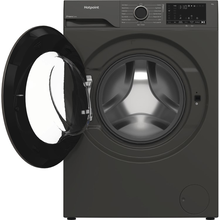 Hotpoint FabricCare 9kg 1400rpm Washing Machine - Graphite