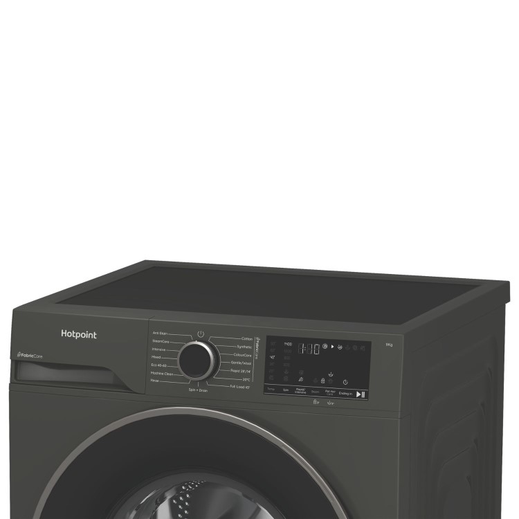 Hotpoint FabricCare 9kg 1400rpm Washing Machine - Graphite