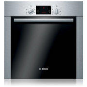 Bosch HBA13B550B Exxcel Hot Air Electric Built In Single Oven in Brushed steel