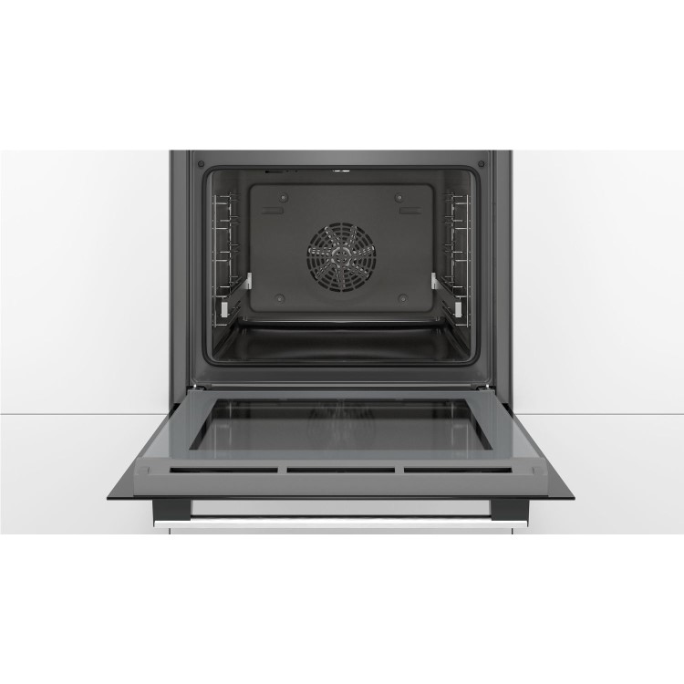 Bosch Serie 6 Multifunction Electric Single Oven With Catalytic Cleaning - Stainless Steel