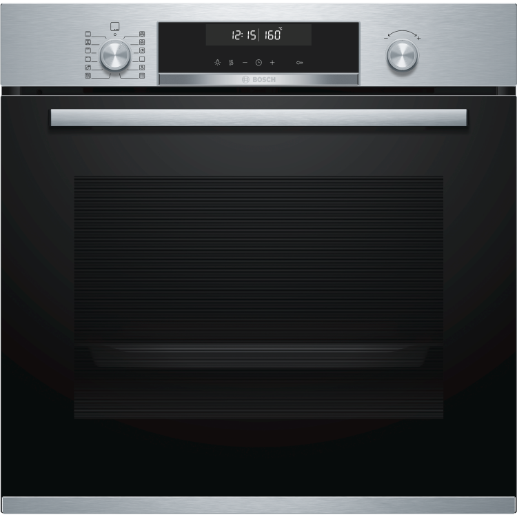 Bosch HBA5780S0B Serie 6 Multifunction Electric Self Cleaning Built-in Single Oven - Stainless Steel