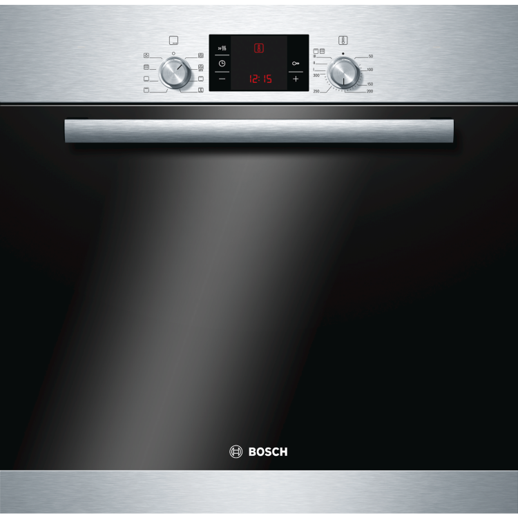 GRADE A2 - Bosch HBA63R252B Serie 6 Built-in Single Electric Oven With Pyrolytic Cleaning - Stainless Steel