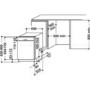 HOTPOINT HBC2B19 13 Place Semi-Integrated Dishwasher - Black Control Panel