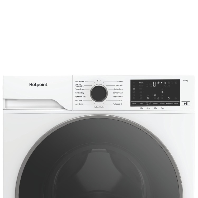 Hotpoint AntiStain 8kg Wash 6kg Dry 1400rpm Washer Dryer - White