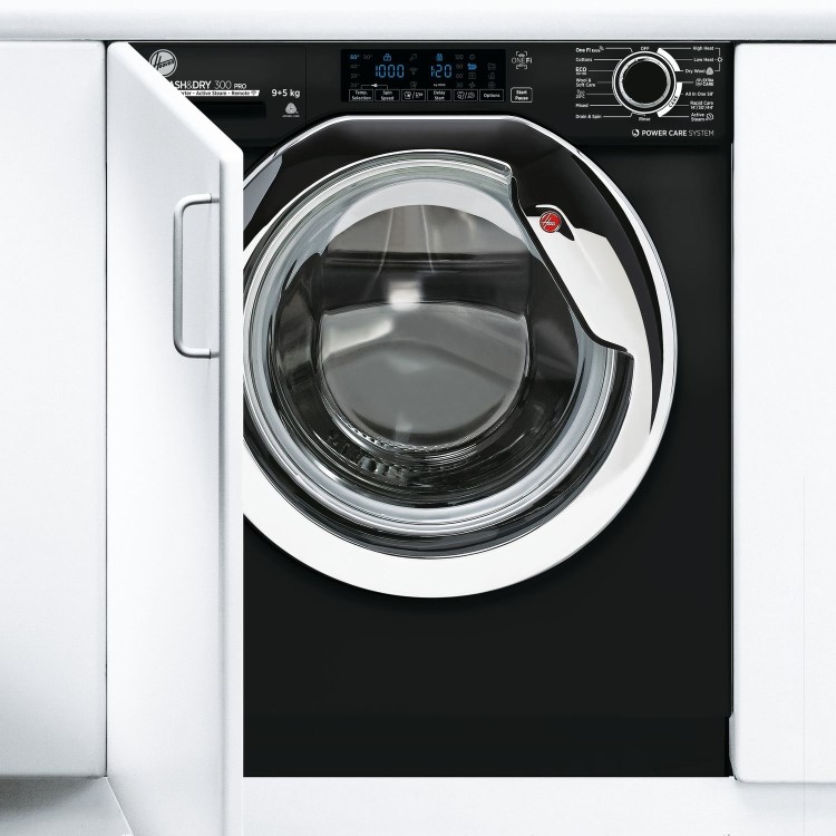 Hoover WASH&DRY 300 9kg Wash 5kg Dry 1600rpm Integrated Washer Dryer - Black
