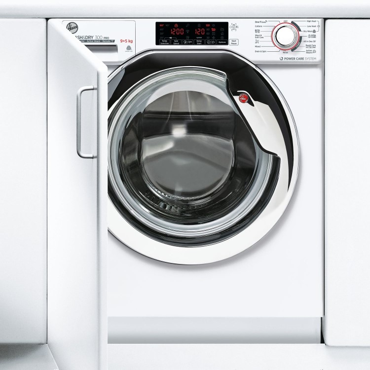 Refurbished Hoover WASH&DRY 300 HBDOS695TAMCE-80 Integrated 9/5KG 1600 Spin Washer Dryer