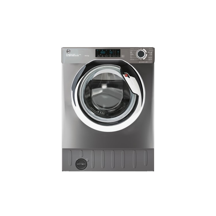 Refurbished Hoover H-Wash & Dry 300 HBDOS695TAMCRE80 Integrated 9/5KG 1600 Spin Washer Dryer Graphite