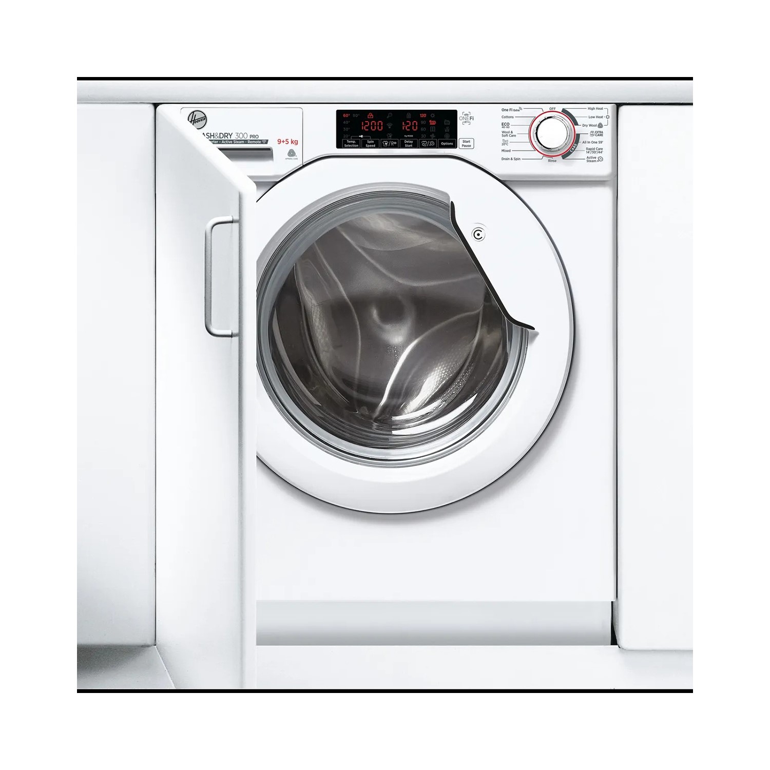 Refurbished Hoover HBDOS695TME-80 Integrated 9/5KG 1600 Spin Washer Dryer