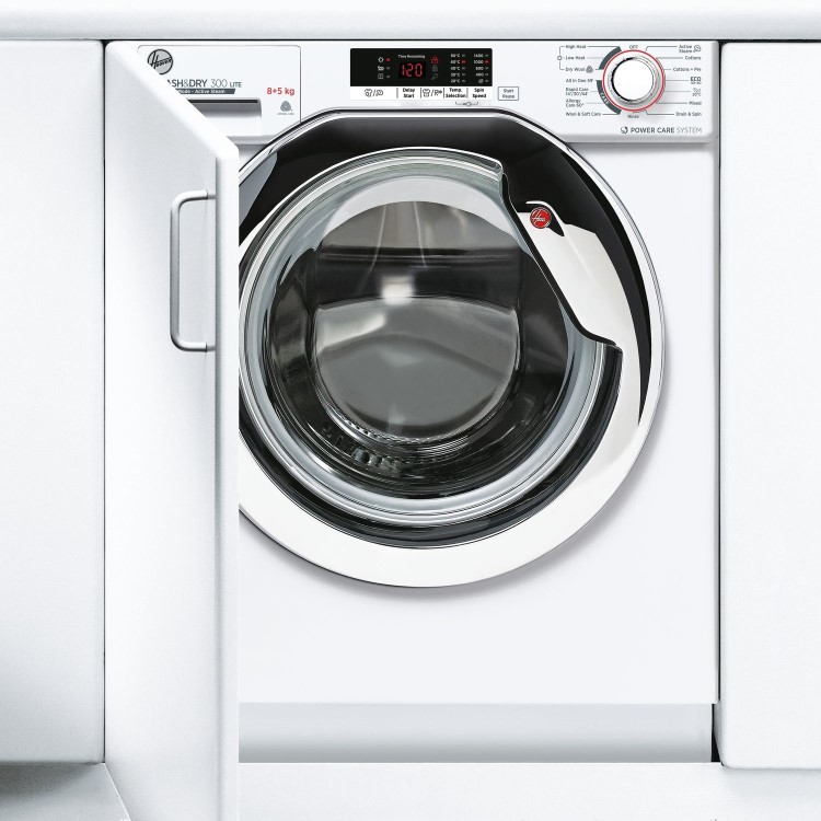 Hoover H-Wash & Dry 300 8kg Wash 5kg Dry 1400rpm Integrated Washer Dryer - White