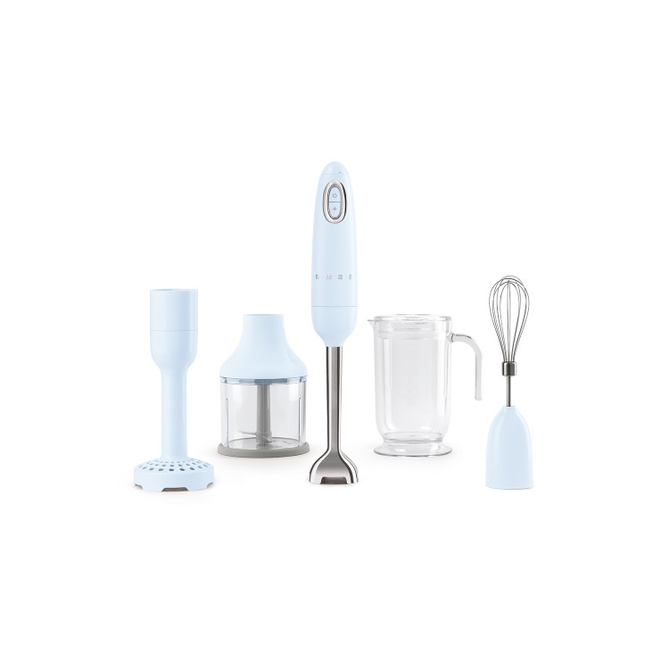 Smeg HBF02PBUK Retro Style Hand Blender - Pastel Blue