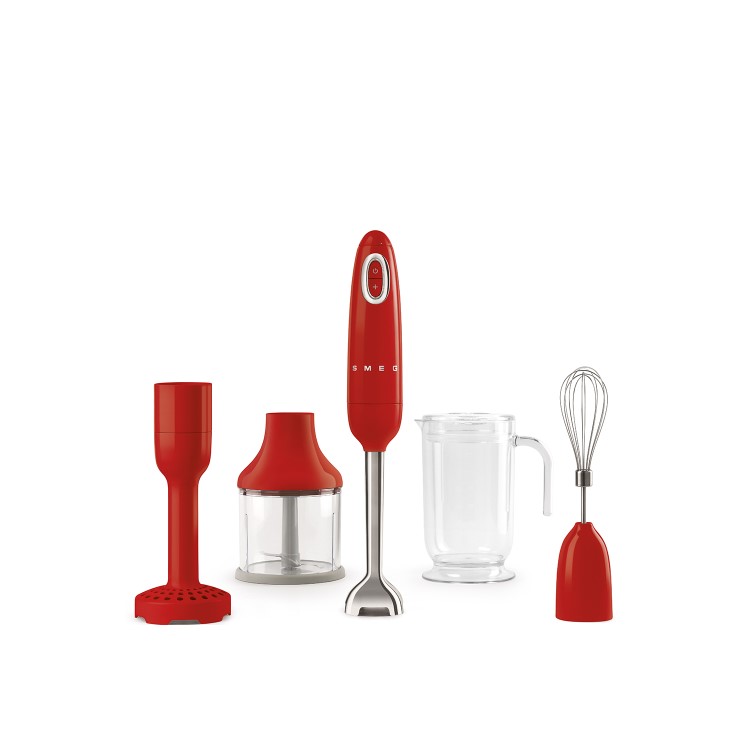 Smeg HBF02RDUK Retro Style Hand Blender - Red