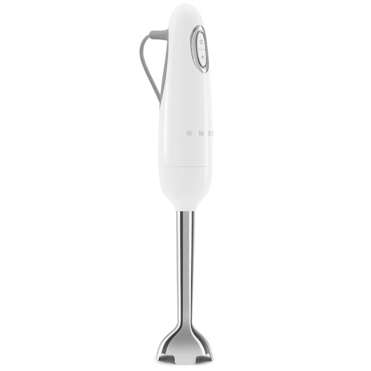 Smeg 50’s Style White Hand Blender – 700W Immersion Blender with Accessories - HBF03WHUK