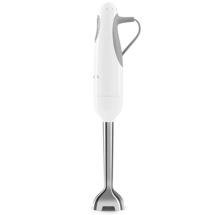 Smeg 50’s Style White Hand Blender – 700W Immersion Blender with Accessories - HBF03WHUK