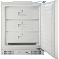 GRADE A1 - Hoover HBFUP130K 59cm Wide Integrated Upright Under Counter Freezer - White