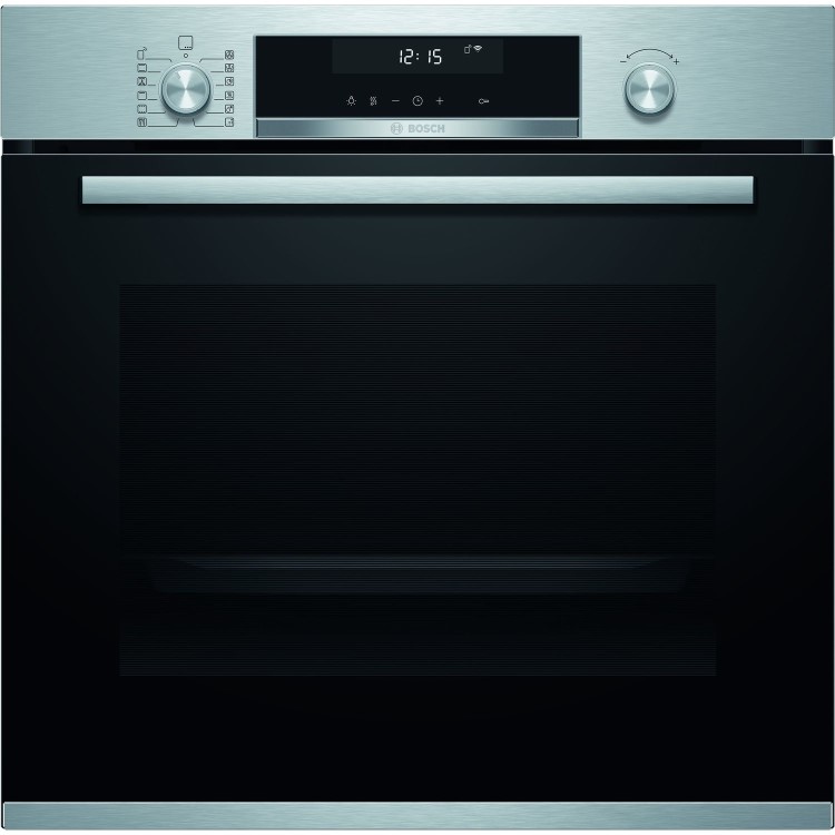 Bosch Serie 6 Multifunction Electric Single Oven With Catalytic Cleaning & Meat Probe - Stainless Steel