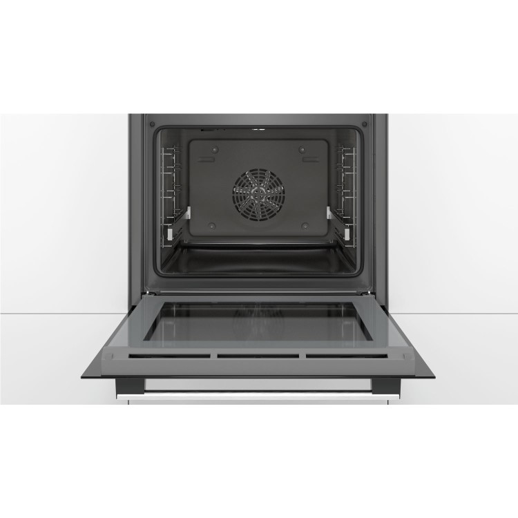 Bosch Serie 6 Multifunction Electric Single Oven With Catalytic Cleaning & Meat Probe - Stainless Steel