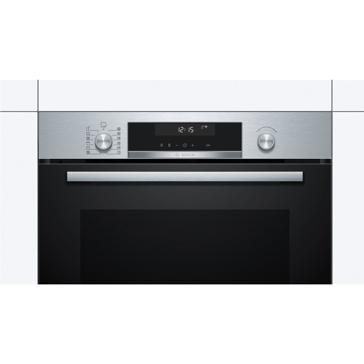 Bosch Serie 6 Multifunction Electric Single Oven With Catalytic Cleaning & Meat Probe - Stainless Steel