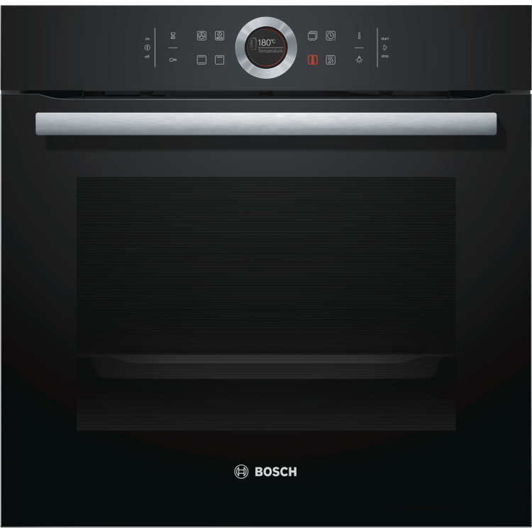 GRADE A2 - Bosch HBG634BB1B Serie 8 Multifunction Electric Built-in Single Oven With Catalytic Liners
