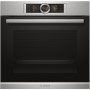 Bosch HBG656RS1B Large Capacity Multifunction Electric Built-in Single Oven Stainless Steel With EcoClean Liners