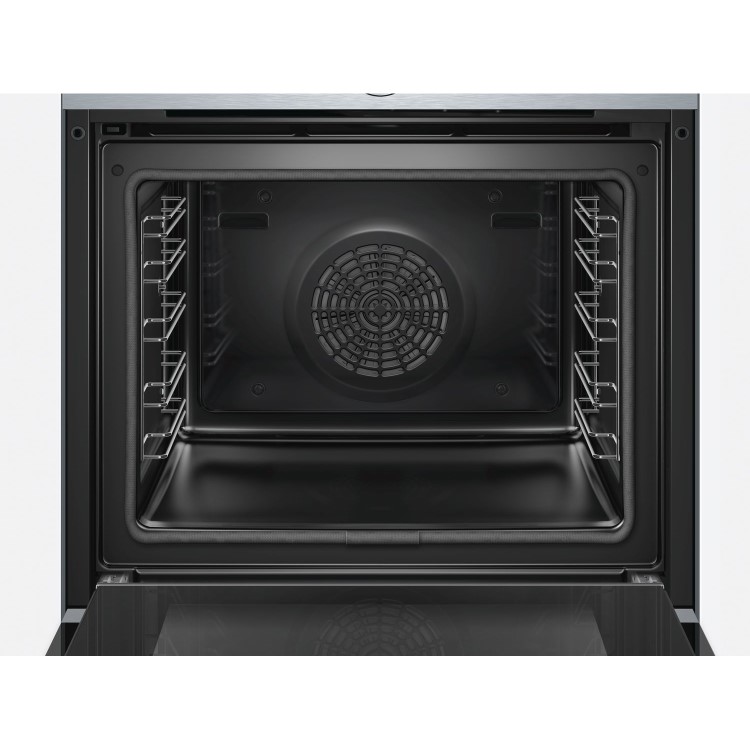GRADE A3 - Bosch HBG674BS1B Serie 8 Multifunction Electric Single Oven with 71L Capacity - Stainless Steel