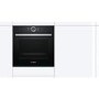 Refurbished Bosch Serie 8 HBG6764B1 60cm Single Built In Electric Oven Black