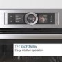 Refurbished Bosch Serie 8 HBG6764B1 60cm Single Built In Electric Oven Black