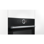 Bosch Series 8 Multifunction Electric Single Oven With Pyrolytic Cleaning - Black