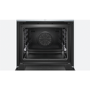 Bosch Series 8 Multifunction Electric Single Oven With Pyrolytic Cleaning - Black