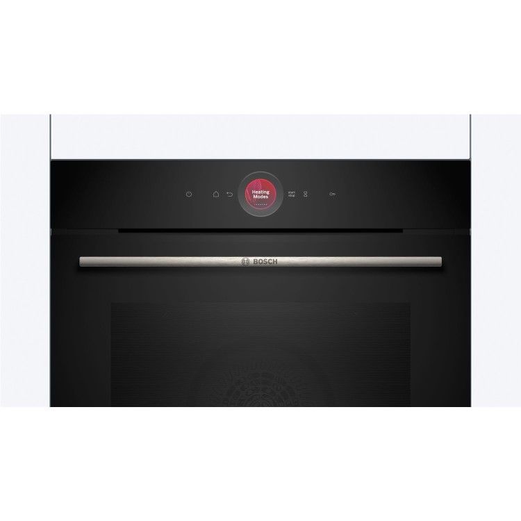 Refurbished Bosch Series 8 HBG7741B1B Electric Self Cleaning Single Oven - Black