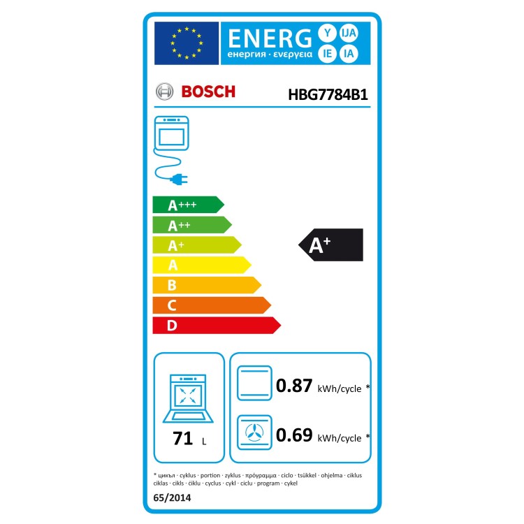 Bosch Series 8 Electric Single Oven - Black