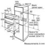 GRADE A1 - As new but box opened - BOSCH HBM13B221B Classixx Electric Built-in Double Fan Oven - White