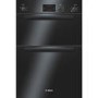 GRADE A2 - Light cosmetic damage - BOSCH HBM13B261B Classixx Electric Built-in Double Fan Oven - Black