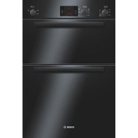 GRADE A2 - Light cosmetic damage - BOSCH HBM13B261B Classixx Electric Built-in Double Fan Oven - Black
